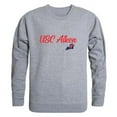 thumbnail image 1 of University of Southern California Aiken Pacers Script Crewneck Sweatshirt, Heather Grey - Small, 1 of 1