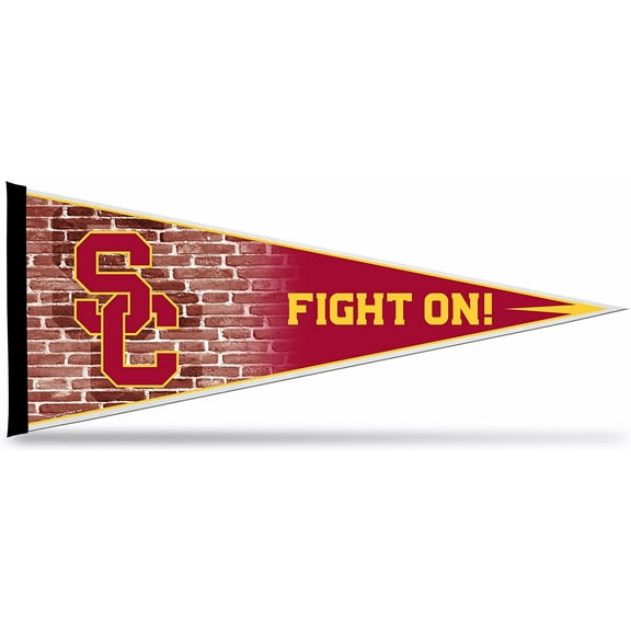 University of Southern California USC Trojans Soft Felt Pennant, Fight On Design, 12x30 Inch, Easy To Hang