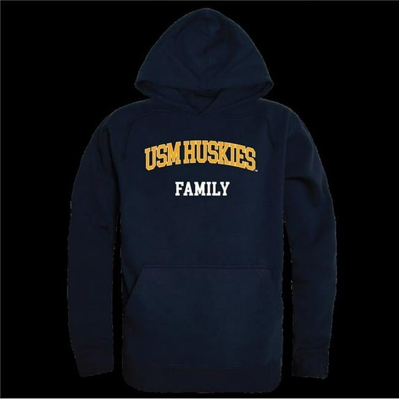 University of Southern Maine Huskies Family Hoodie, Navy - Extra Large