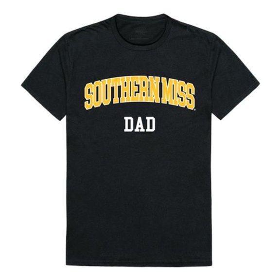 University of Southern Mississippi College Dad T-Shirt, Black - Medium