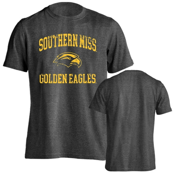 University of Southern Mississippi Golden Eagles Distressed Retro Short Sleeve T-Shirt