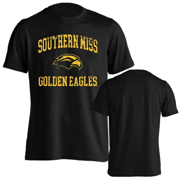 University of Southern Mississippi Golden Eagles Distressed Retro Short Sleeve T-Shirt