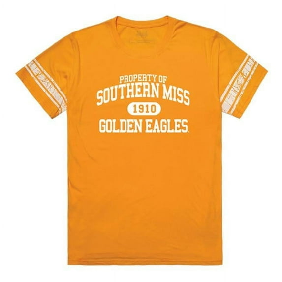 University of Southern Mississippi Men Property T-Shirt, Gold - Medium