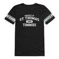thumbnail image 1 of University of St. Thomas Tommies Women Property Football T-Shirt, Black - Extra Large, 1 of 1