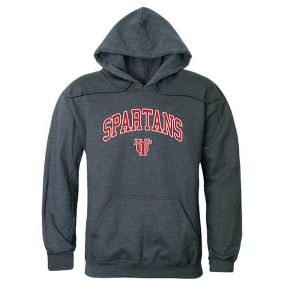 University of Tampa Campus Pullover Sweatshirt Hoodie - Heather Charcoal, Small
