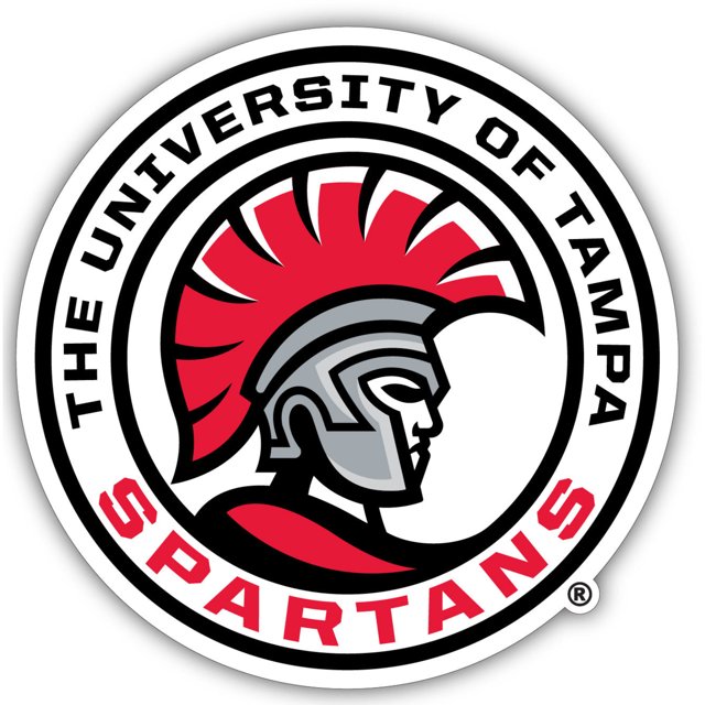 University of Tampa Spartans 10Inch on one of its sides NCAA Durable