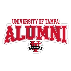 University of Tampa Spartans Laser Cut Alumni Vinyl Sticker - Officially Licensed (3-Inch)