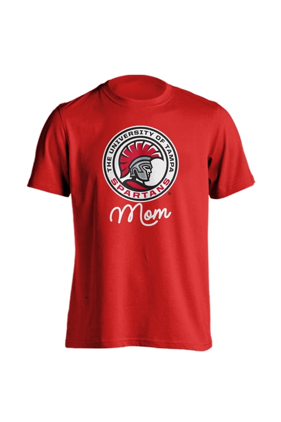 University of Tampa Spartans Mom Proud Parent Short Sleeve T-Shirt