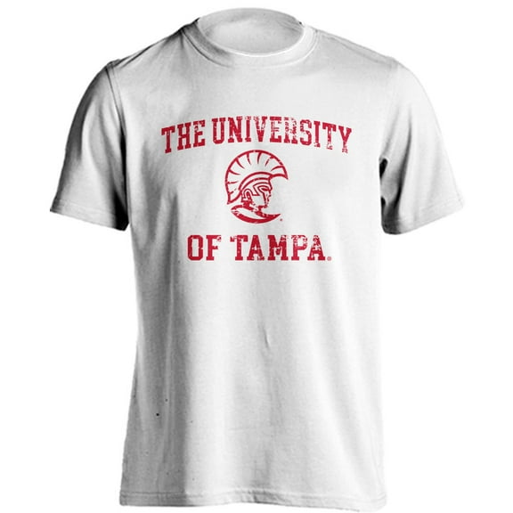 University of Tampa Spartans UT Distressed Retro Short Sleeve T-Shirt