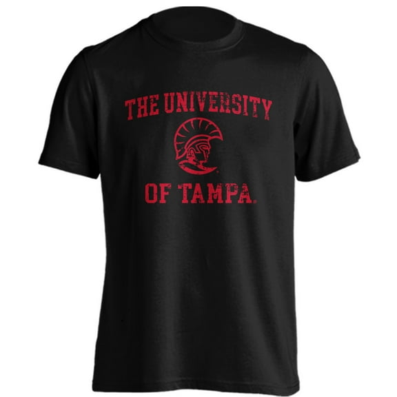 University of Tampa Spartans UT Distressed Retro Short Sleeve T-Shirt
