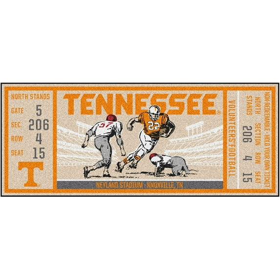 University of Tennessee Ticket Runner 30"x72"