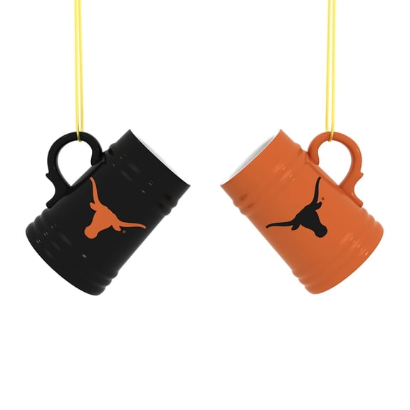 Texas Longhorns Two-Pack 3" Mini Stein Ornament Set