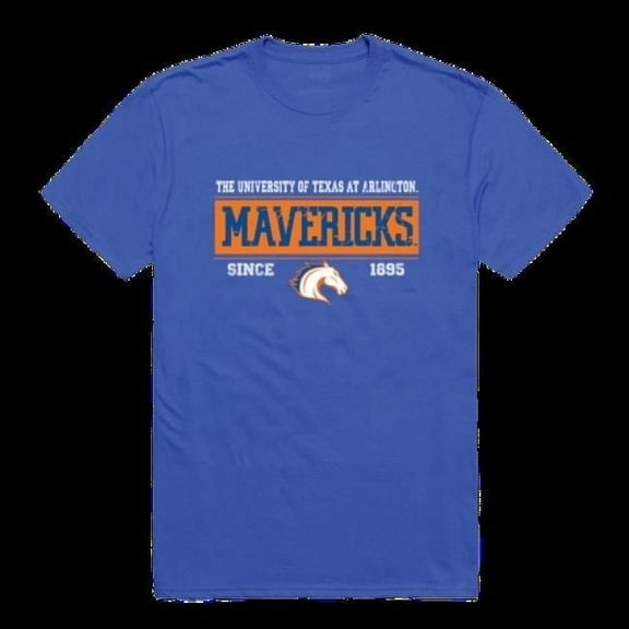 University of Texas at Arlington Mavericks College Established T-Shirt, Royal - Large