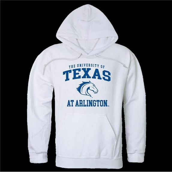 University of Texas at Arlington Mavericks Seal Hoodie, White - Medium