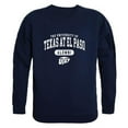 thumbnail image 1 of University of Texas at El Paso Alumni Fleece T-Shirt, Navy - Medium, 1 of 1