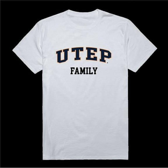 University of Texas at El Paso Miners Family T-Shirt, White - 2XL