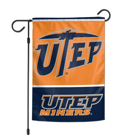University of Texas at El Paso Miners NCAA Garden Flag Double Sided 12.5" x 18"