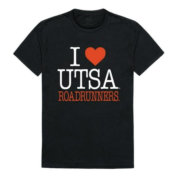 University of Texas at San Antonio I Love T-Shirt, Black - Extra Large