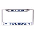 thumbnail image 1 of University of Toledo Alumni Chrome License Plate Frame, 1 of 1