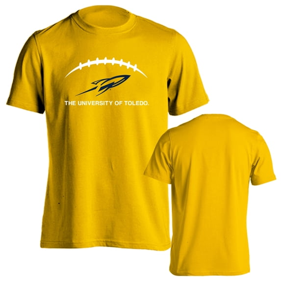 University of Toledo Rockets Football Laces Out Logo T-Shirt