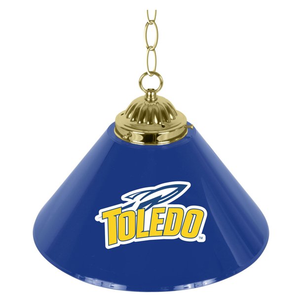 University of Toledo Single Shade Bar Lamp, 14"