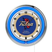 University of Tulsa 19" Double Neon Wall Clock