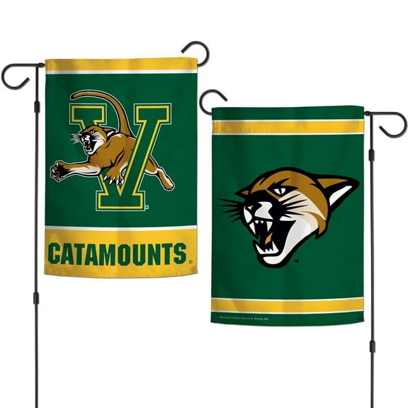 University of Vermont 12.5 x 18" Double Sided Yard and Garden College Banner Flag Is Printed in the USA
