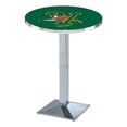 thumbnail image 1 of University of Vermont Round Pub Table in Chrome Finish (28 in. Dia. x 42 in. H), 1 of 2