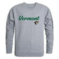 thumbnail image 1 of University of Vermont Script Crewneck T-Shirt, Heather Grey - Small, 1 of 1