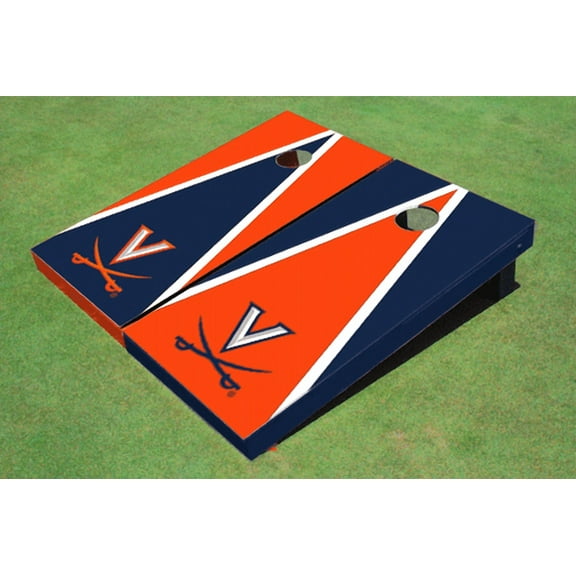 University of Virginia Alternating Triangle Cornhole Boards