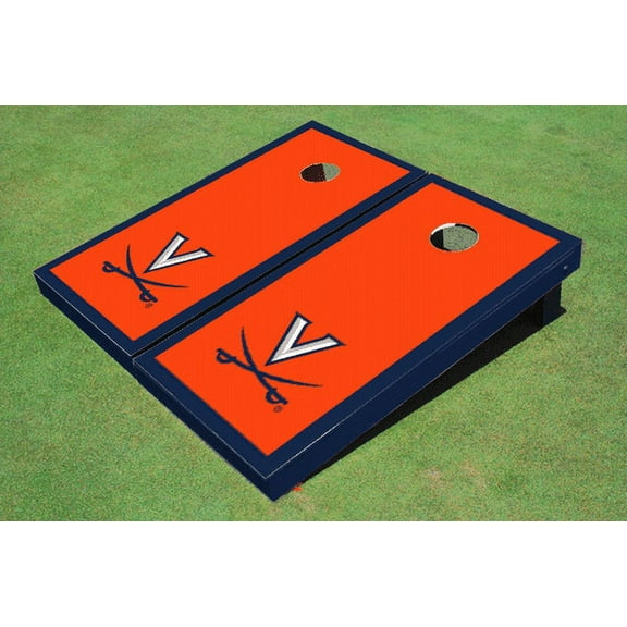 University of Virginia Orange Matching Border Cornhole Boards