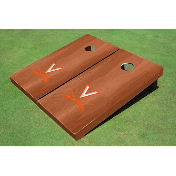 University of Virginia Solid Rosewood Cornhole Boards