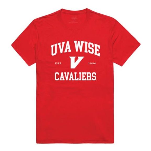 University of Virginias College at Wise Cavaliers Seal College T-Shirt, Red - Extra Large