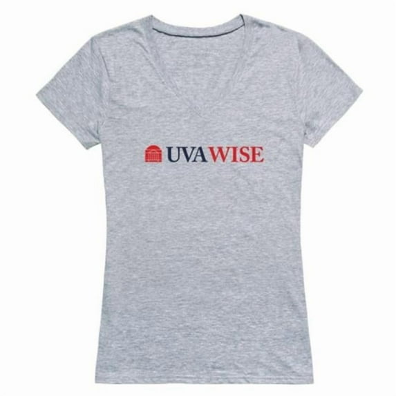University of Virginias College at Wise Cavaliers Women Seal T-Shirt, Heather Grey - Extra Large