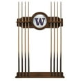 thumbnail image 1 of University of Washington Solid Wood Cue Rack with a Chardonnay Finish, 1 of 3