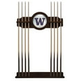 thumbnail image 1 of University of Washington Solid Wood Cue Rack with a English Tudor Finish, 1 of 3
