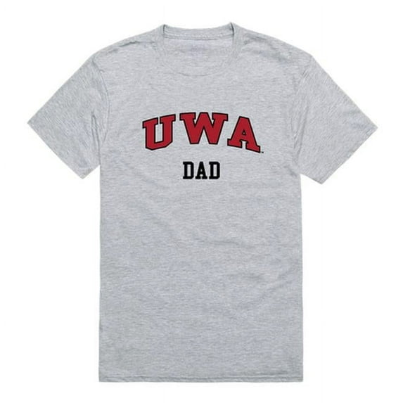 University of West Alabama College Dad T-Shirt, Heather Grey - Extra Large
