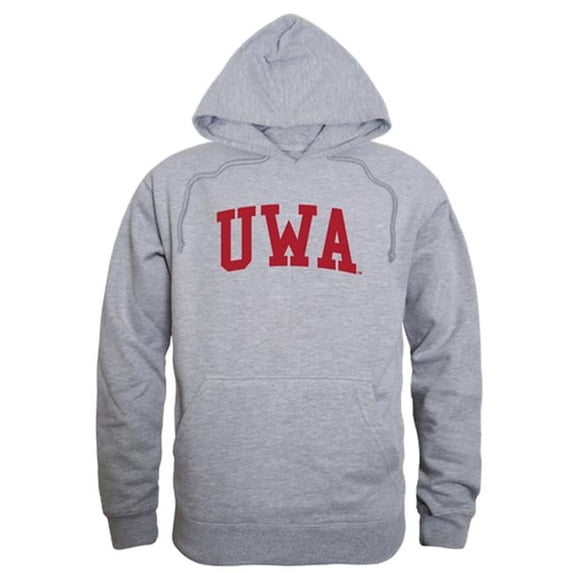 University of West Alabama Men GameDay Hoodie, Heather Grey - Extra Large