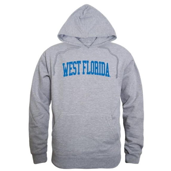 University of West Florida Men GameDay Hoodie, Heather Grey - Small