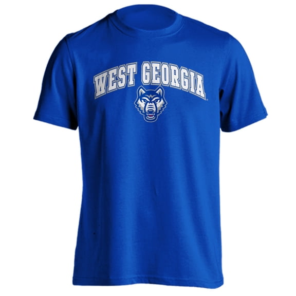 University of West Georgia Wolves Classic Arch with Mascot Short Sleeve T-Shirt