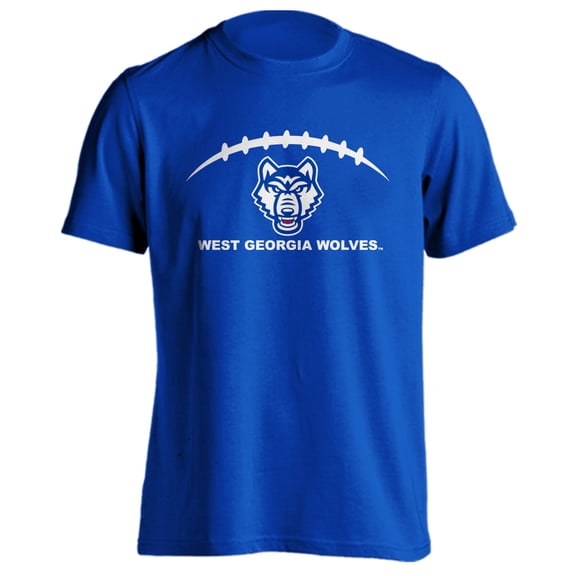 University of West Georgia Wolves Football Laces Out Logo T-Shirt