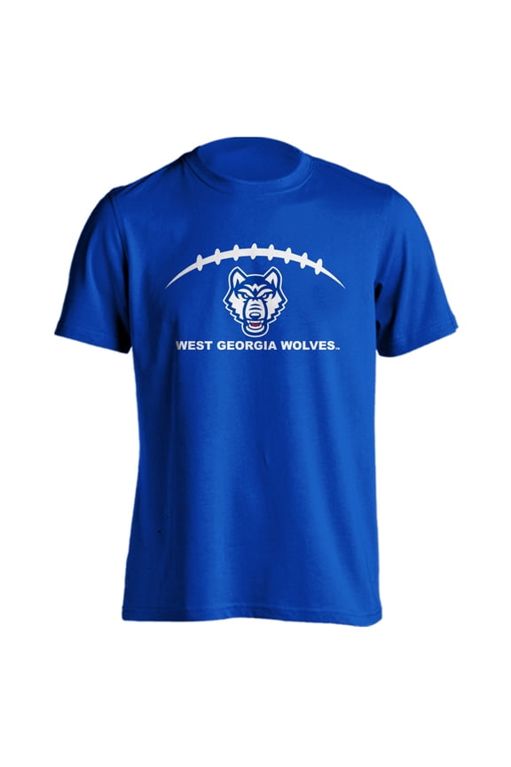 University of West Georgia Wolves Football Laces Out Logo T-Shirt