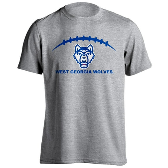 University of West Georgia Wolves Football Laces Out Logo T-Shirt