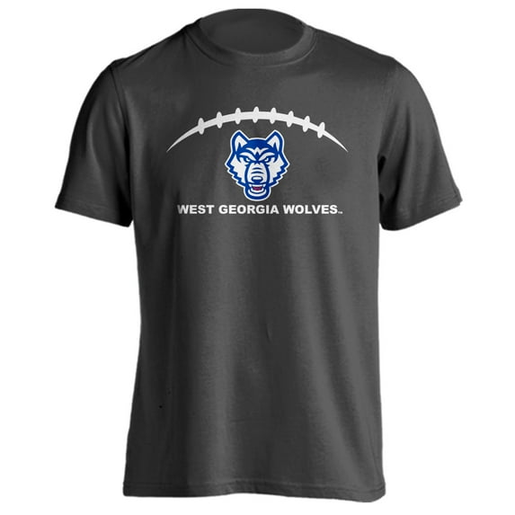 University of West Georgia Wolves Football Laces Out Logo T-Shirt