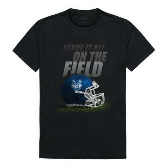 University of West Georgia Wolves Gridiron T-Shirt, Black - Small