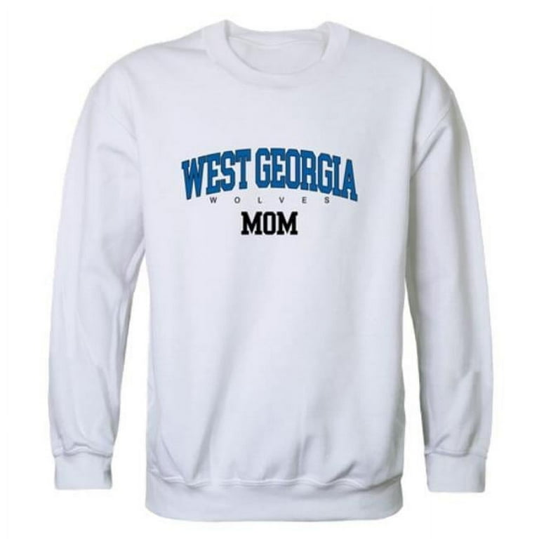 University of West Georgia Wolves Mom Crewneck Sweatshirt, White