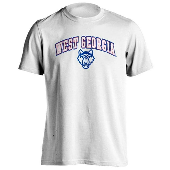 University of West Georgia Wolves UWG Classic Arch Mascot Logo Short Sleeve T-Shirt 