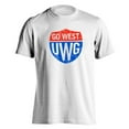 thumbnail image 1 of University of West Georgia Wolves UWG Go West Shield Logo Short Sleeve T-Shirt&nbsp;, 1 of 1