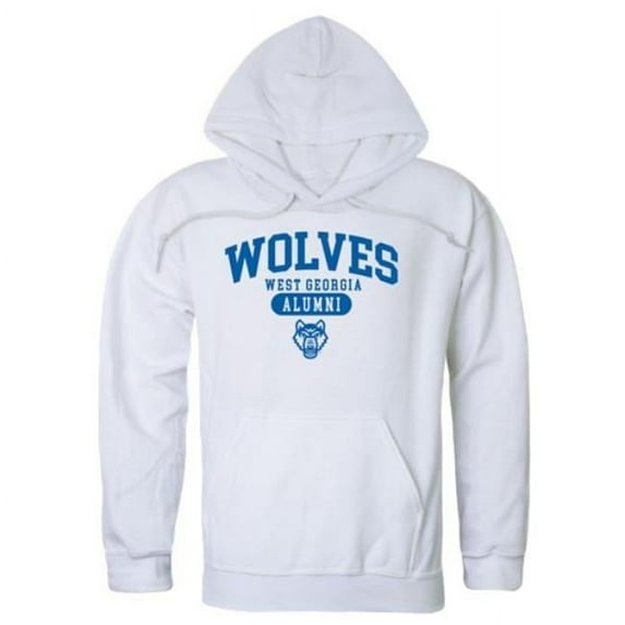 University of West Georgia Wolves Wolves Alumni Hoodie, White - 2XL