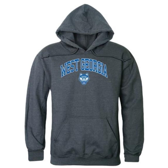 University of West Georgia Wolves Wolves Campus Hoodie, Heather Charcoal - Medium